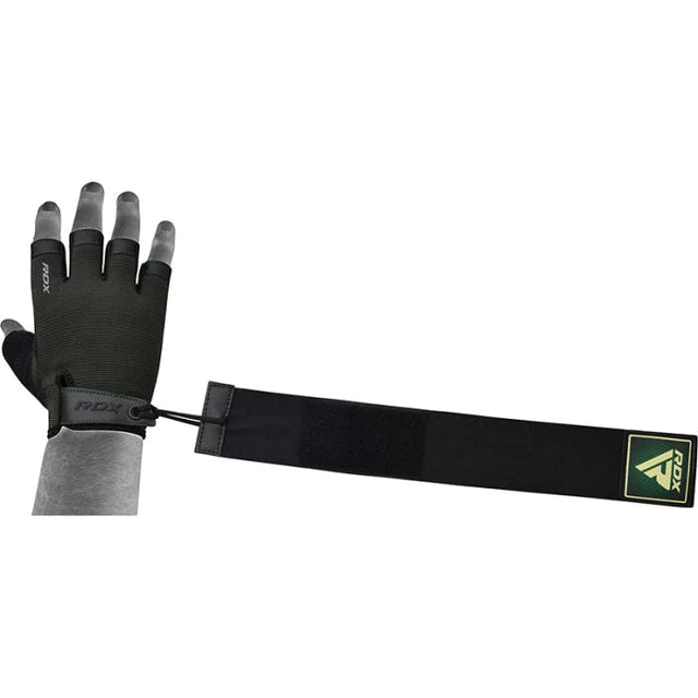 RDX T2 Half Finger Weight Lifting Gym Gloves 