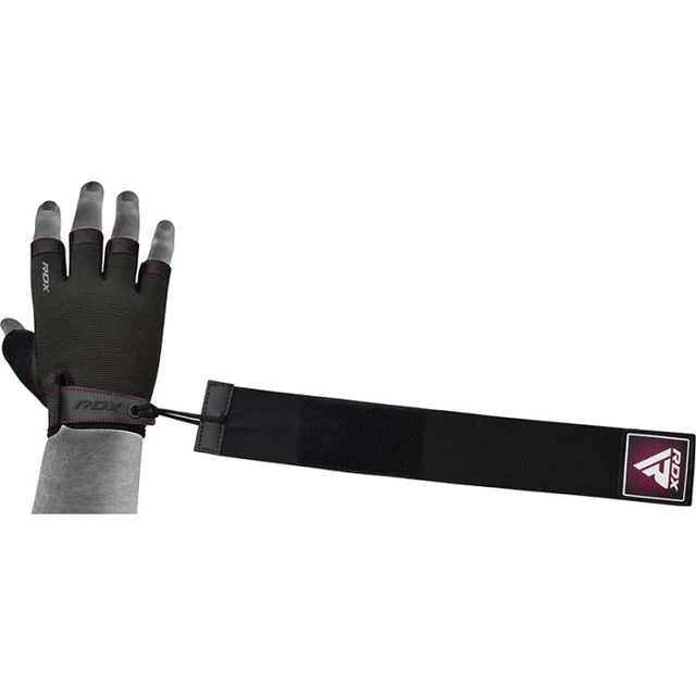 RDX T2 Half Finger Weight Lifting Gym Gloves 