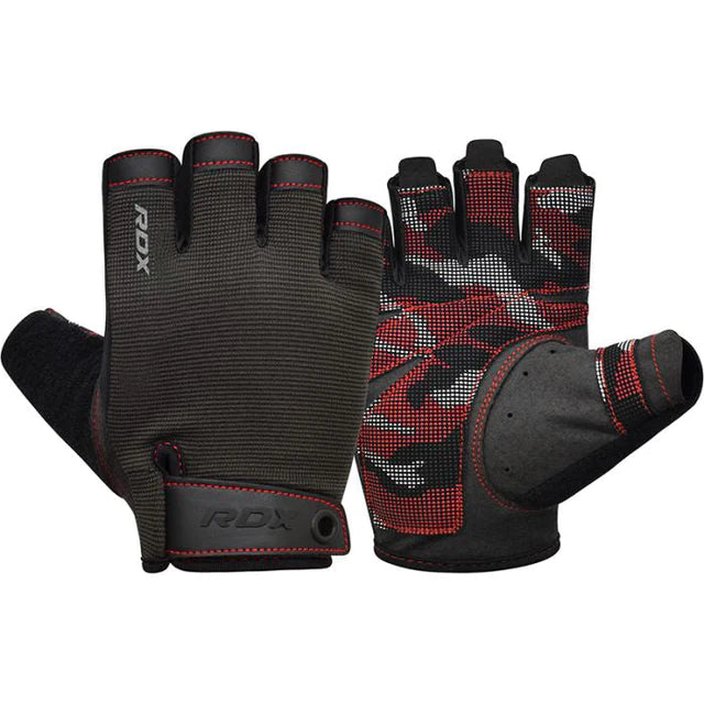 RDX T2 Half Finger Weight Lifting Gym Gloves 