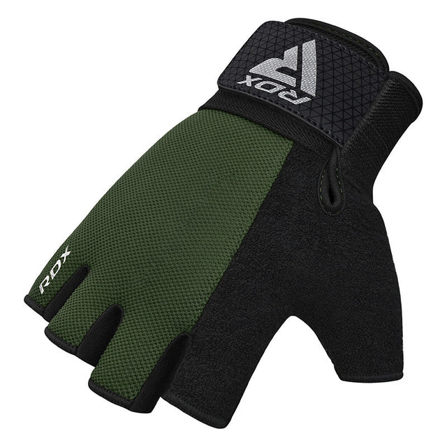 Guantes RDX W1H verde militar en Bolivia - palma para entrenamiento - Chelo Sports