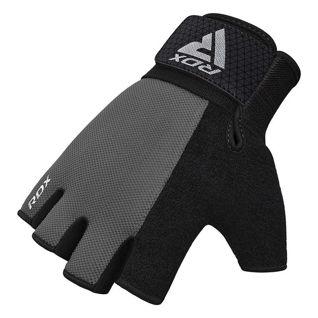 Guantes RDX W1H grises en Bolivia - palma con agarre para pesas - Chelo Sports