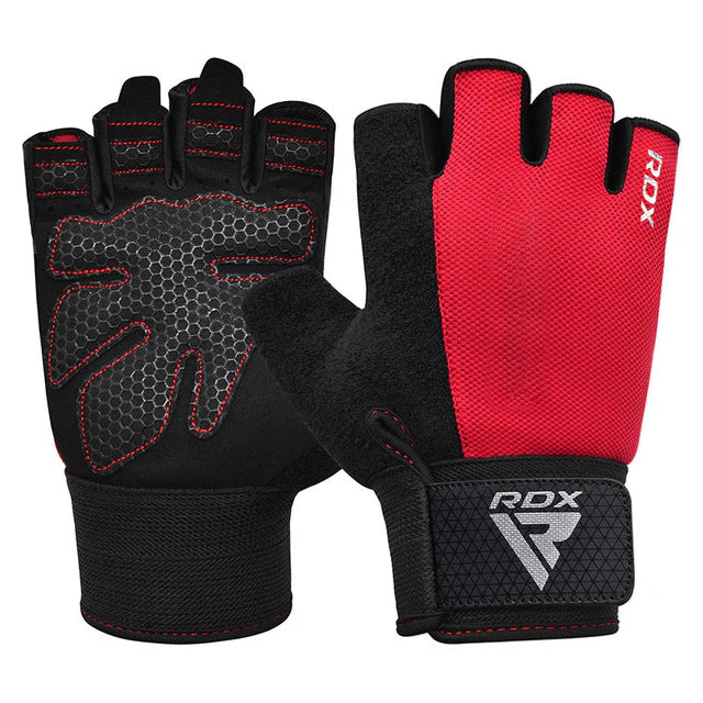 Guantes RDX W1H rojos en Bolivia - cierre de muneca ajustable - Chelo Sports