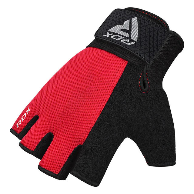 Guantes RDX W1H rojos en Bolivia - vista principal para gimnasio - Chelo Sports