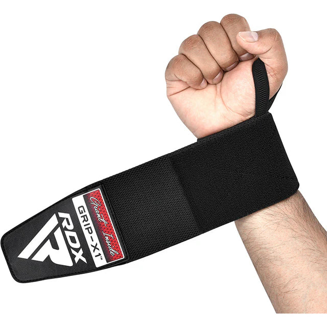 Vendajes RDX W3 para muñeca en Bolivia - vista principal negra - Chelo Sports