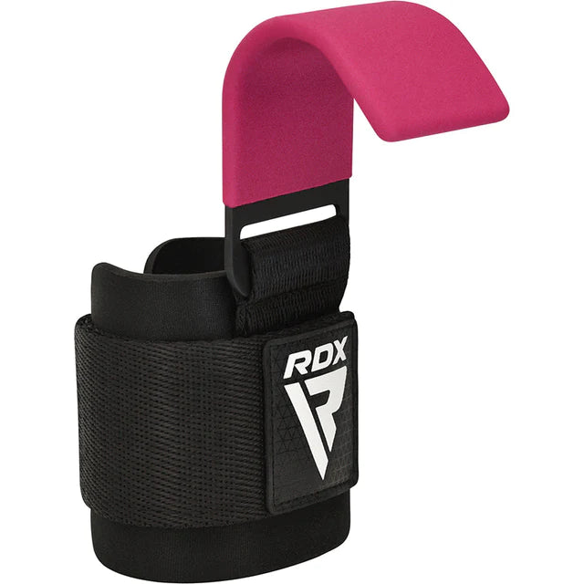 Correas con gancho RDX W5 rosadas en Bolivia - entrenamiento de fuerza - Chelo Sports