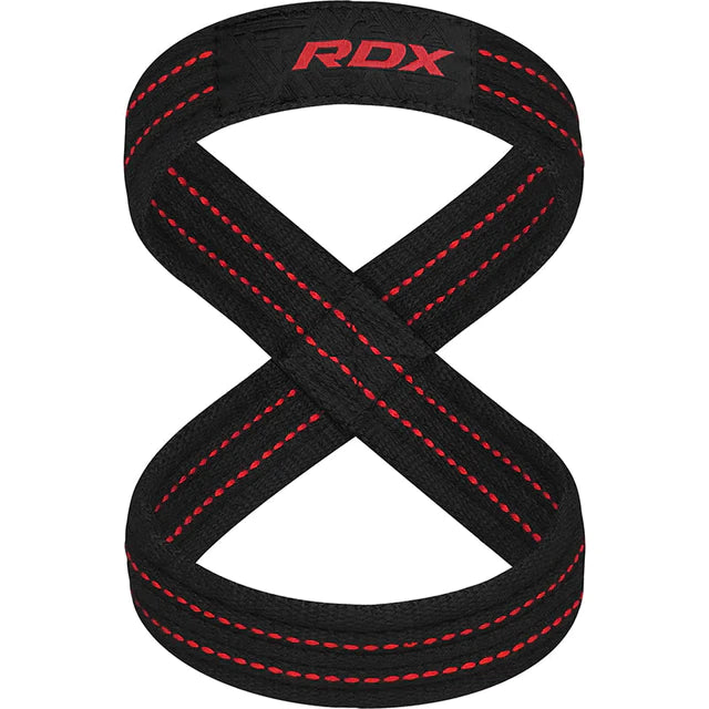 Straps RDX tipo 8 rojos en Bolivia - par para peso muerto - Chelo Sports