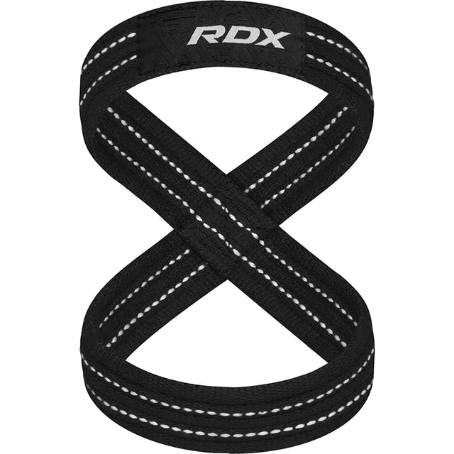 Straps RDX tipo 8 blancos en Bolivia - par para levantamiento - Chelo Sports