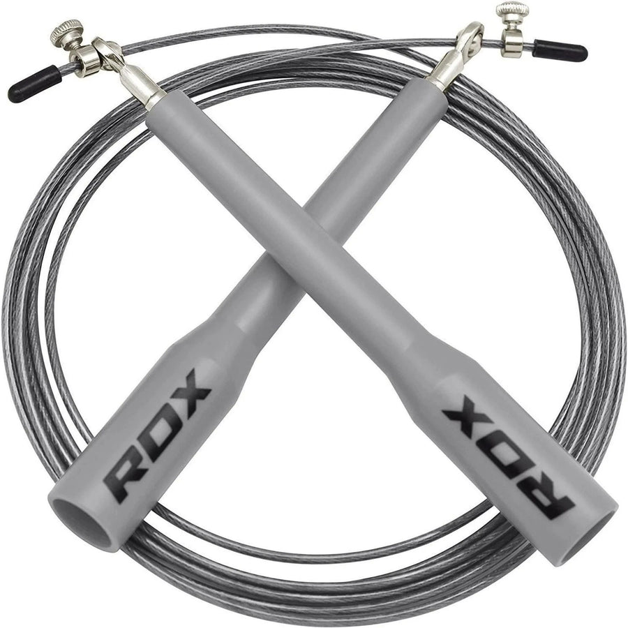 Cuerda de saltar de acero ajustable RDX para gimnasio, MMA, boxeo, fitness y pérdida de peso