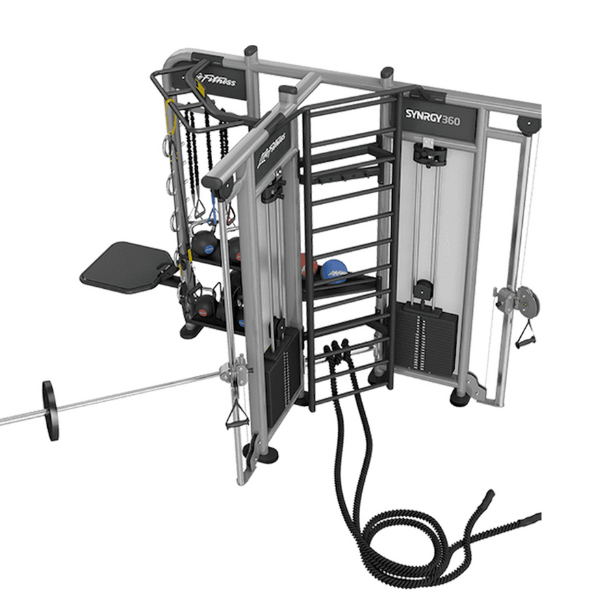 Equipamiento de Gimnasio SYNRGY 360 en Bolivia - vista frontal - Chelo Sports