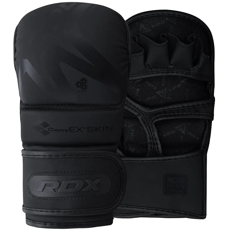 Guantes MMA RDX T15 Noir en Bolivia - vista principal para sparring - Chelo Sports