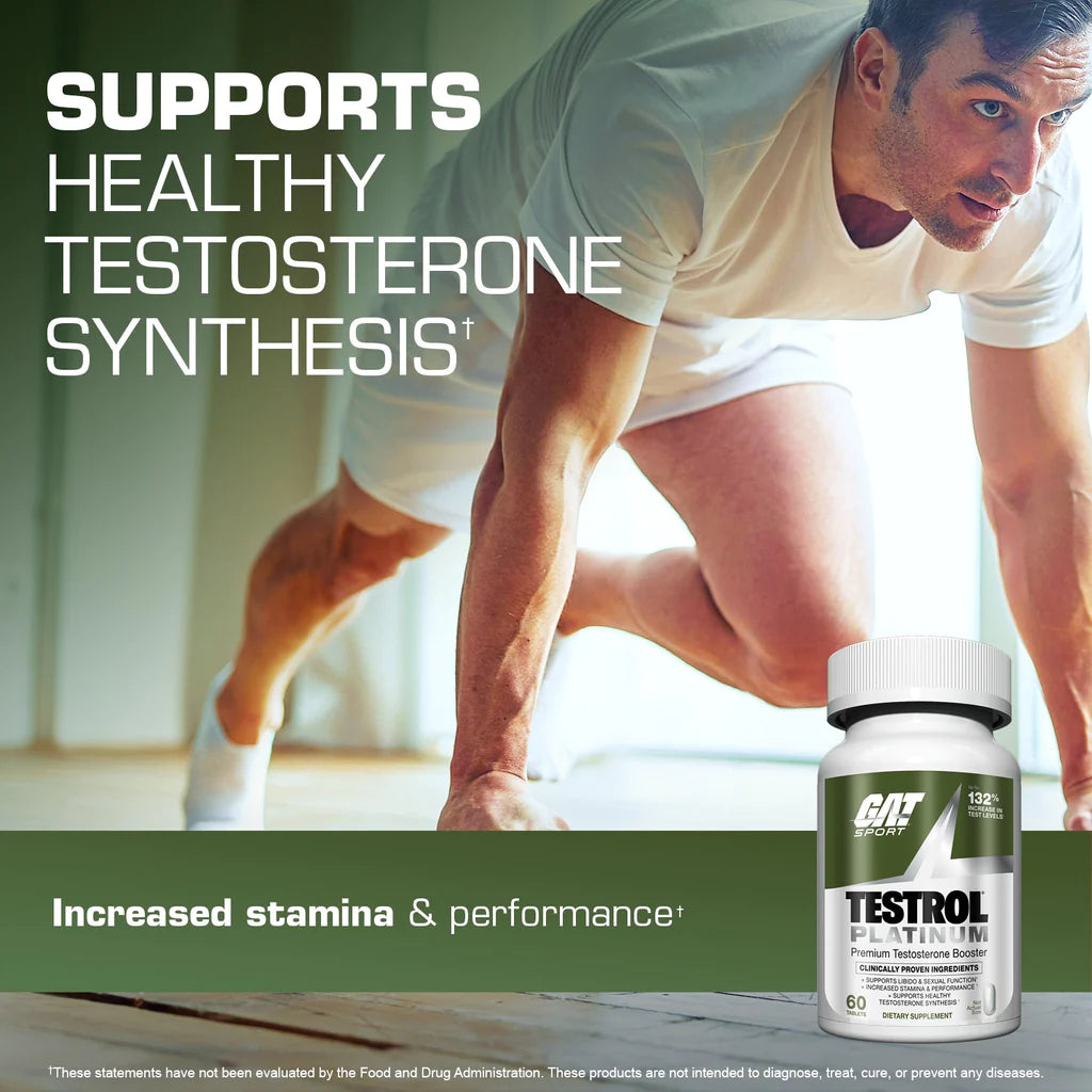 TESTROL PLATINUM Premium Testosterone Booster