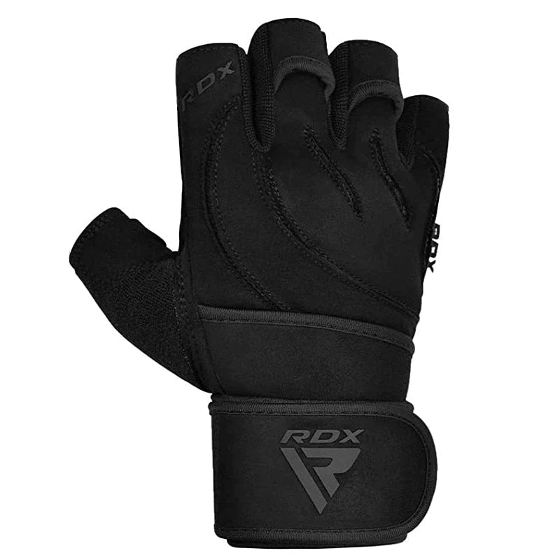 RDX L4 Open Finger Weight Lifting Gym Gloves 