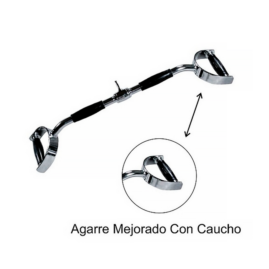 Agarre dorsal Z en Bolivia - detalle de mango para maquina de gimnasio - Chelo Sports