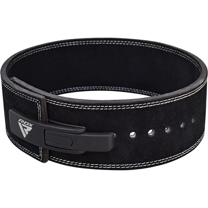 Cinturon RDX 10 mm negro en Bolivia - hebilla para powerlifting - Chelo Sports