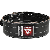 Thumbnail for RDX RD1 4” POWERLIFTING GYM BELT LEATHER 