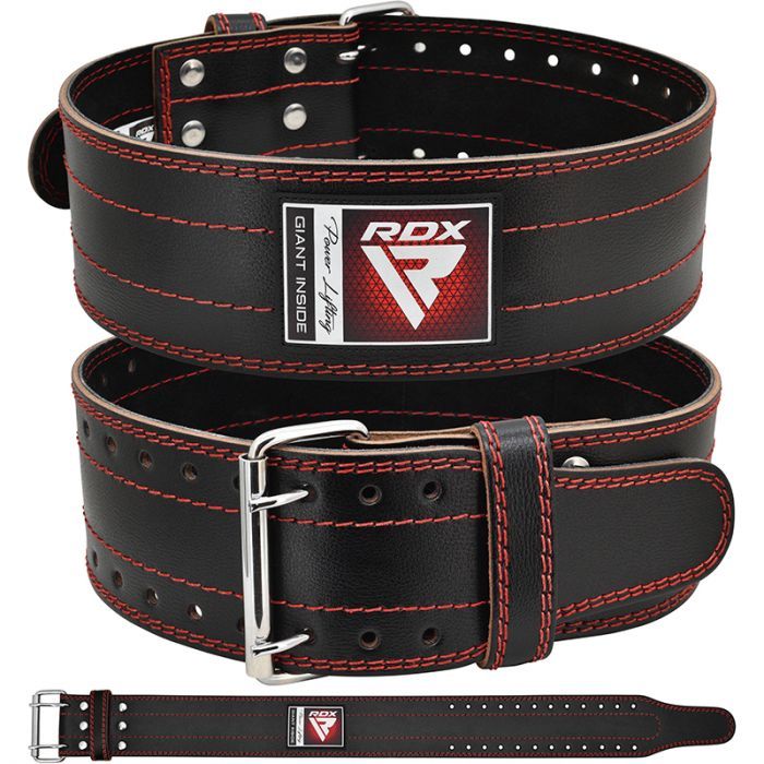 RDX RD1 4” POWERLIFTING GYM BELT LEATHER 