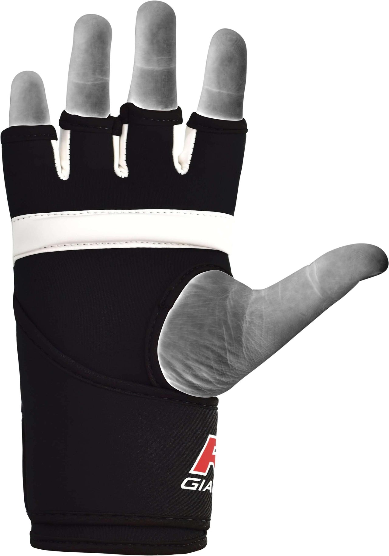 RDX X7 Guantes internos acolchados con gel Correa para la muñeca con gancho y bucle para boxeo y MMA - Chelo Sports