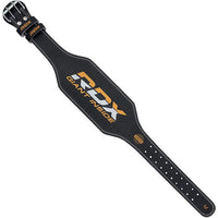 Thumbnail for RDX 6 INCH LEATHER WEIGHTLIFTING GYM BELT 