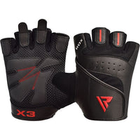 Thumbnail for RDX S2 LEATHER FITNESS TRAINING GLOVES 