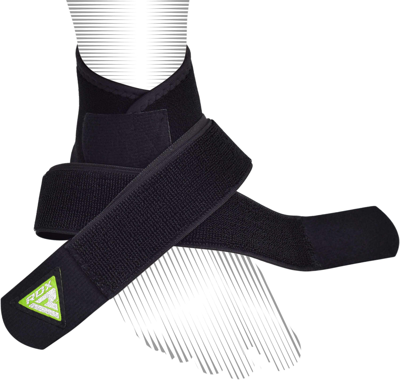 RDX A701 Black Tobillera ajustable para protección contra esguinces - Chelo Sports