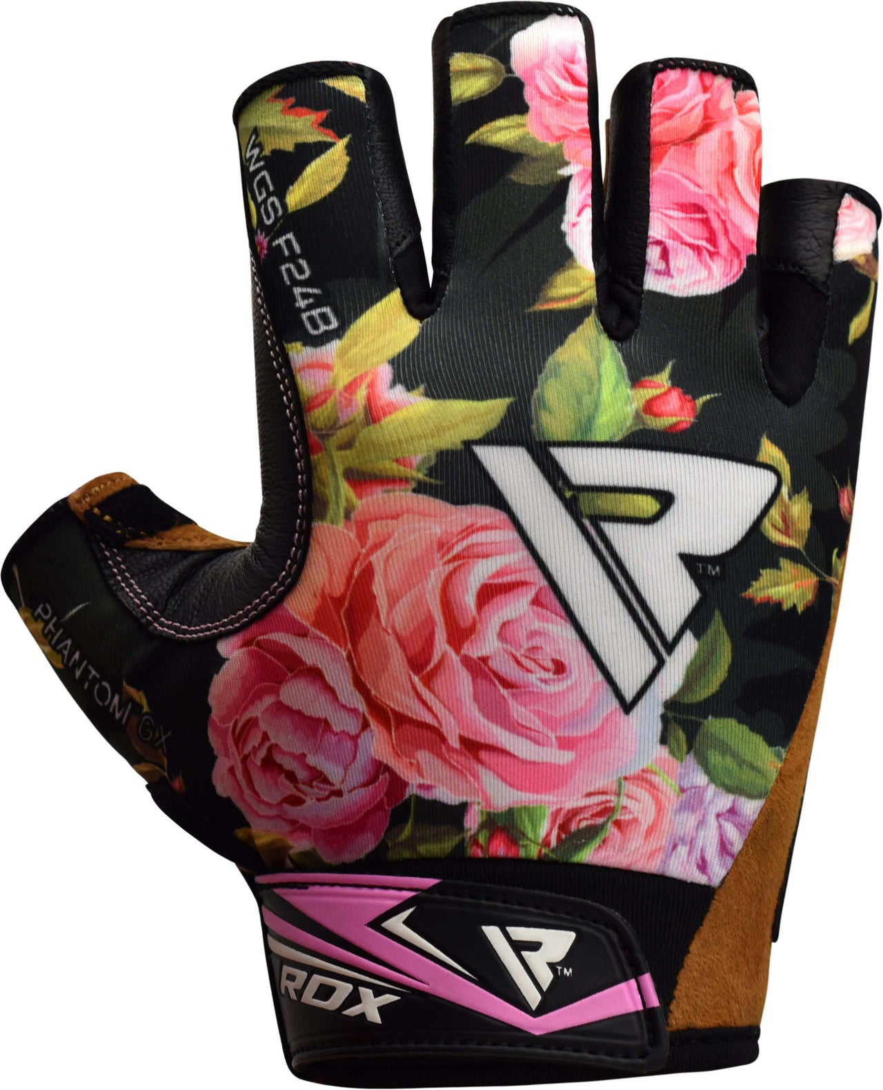 RDX F24 Short Finger Floral Bodybuilding Fitness Gym Gloves for Women