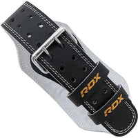 Thumbnail for RDX 6 INCH LEATHER WEIGHTLIFTING GYM BELT 