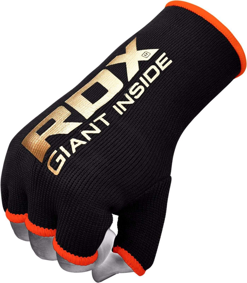 RDX HY Guantes internos Medio dedo elástico para boxeo, protección de nudillos MMA - Chelo Sports