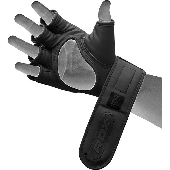 RDX F15 BLACK MMA TRAINING GLOVES 