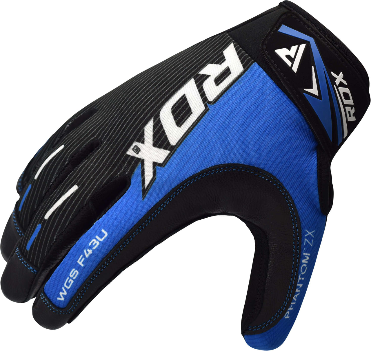 RDX F43 Guantes de gimnasio de pesas pesadas de dedo completo