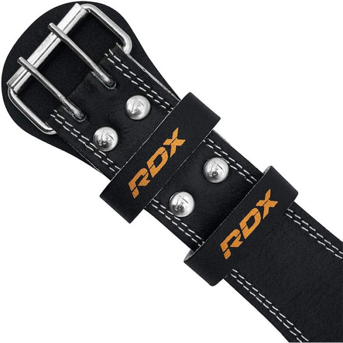 RDX 6 INCH LEATHER WEIGHTLIFTING GYM BELT 