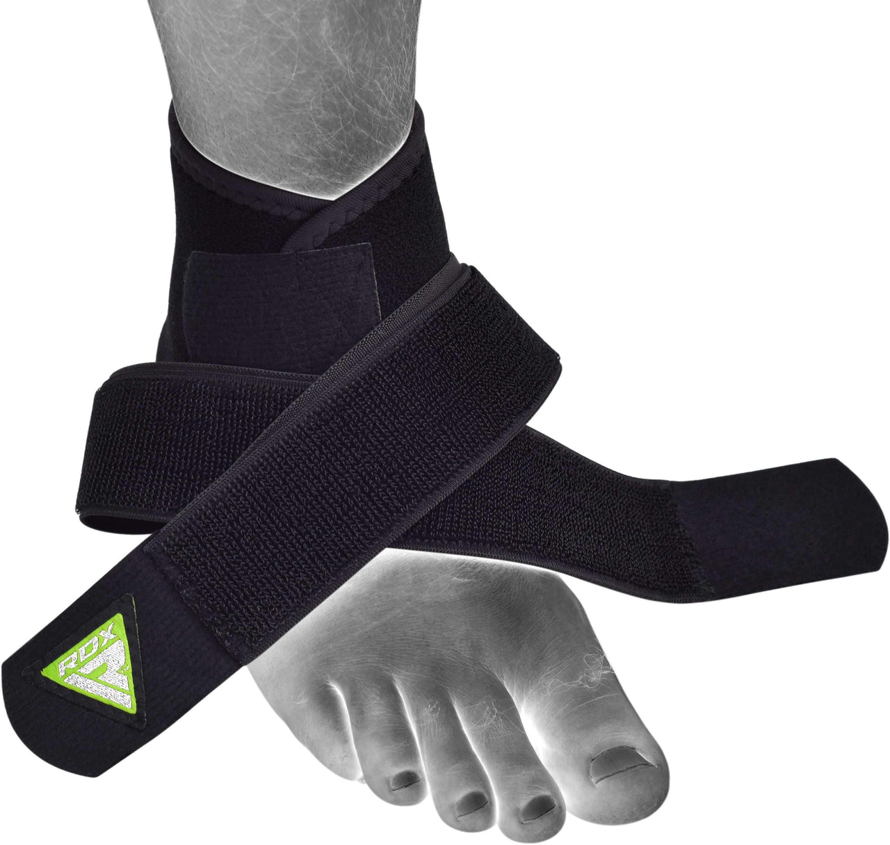 RDX A701 Black Tobillera ajustable para protección contra esguinces - Chelo Sports