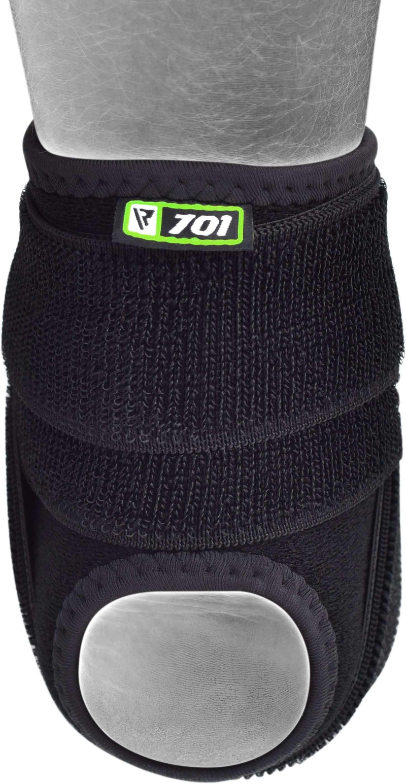 RDX A701 Black Tobillera ajustable para protección contra esguinces - Chelo Sports