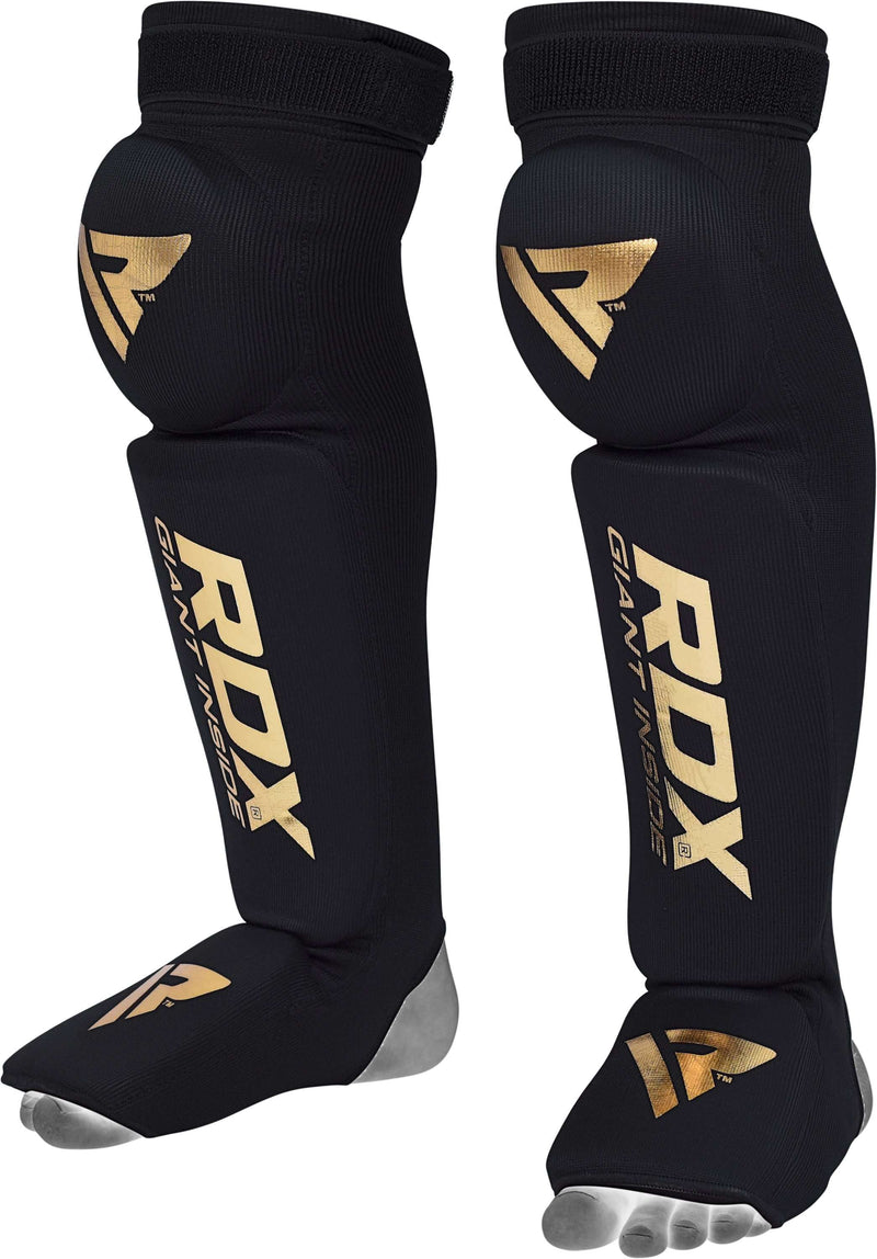 RDX S3 Black rodillera y canillera de protección para la rodilla