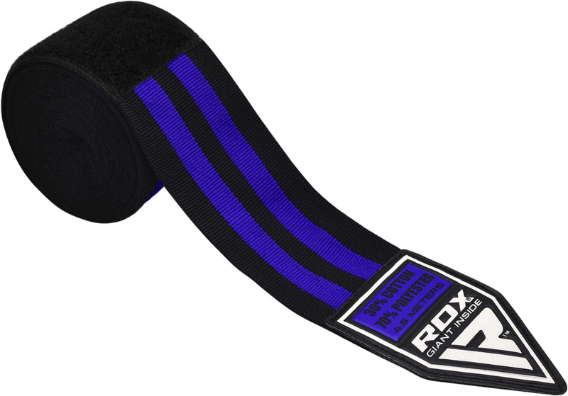 RDX 1B 4.5m Pro Hand Wraps Tape para boxeo, MMA y Muay Thai elástico - Chelo Sports