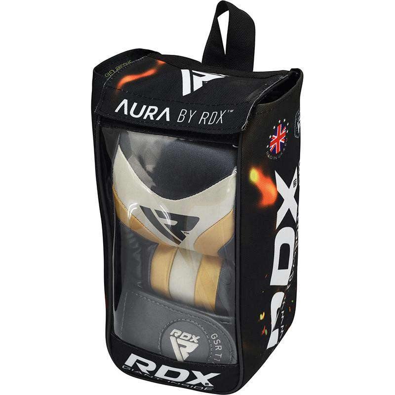 RDX T17 AURA MMA Hybrid Open Palm Grappling Gloves con Nova Tech - Chelo Sports