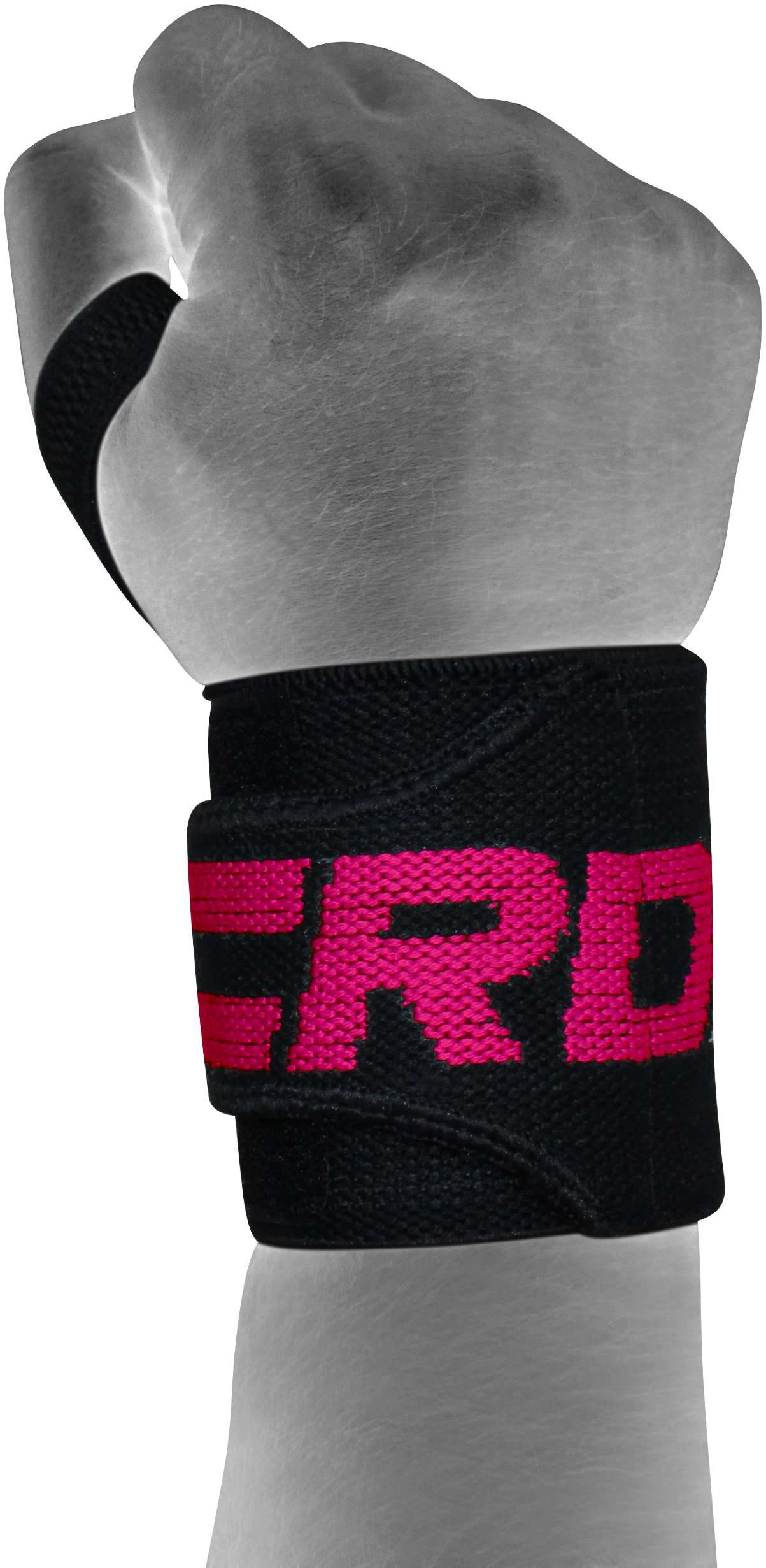 RDX W3 Weightlifting Wrist Wraps with Thumb Loops IPL Approved USPA OEKO-TEX® Standard 100 Certified