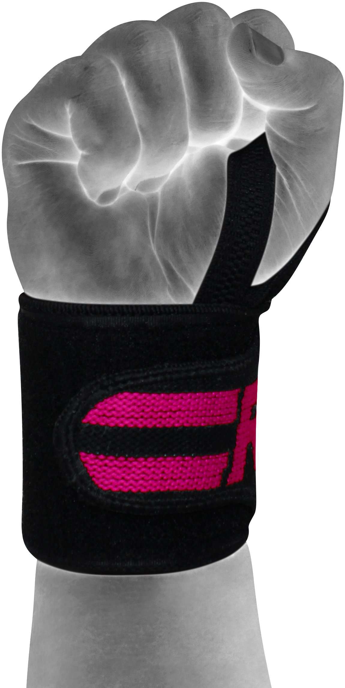 RDX W3 Weightlifting Wrist Wraps with Thumb Loops IPL Approved USPA OEKO-TEX® Standard 100 Certified