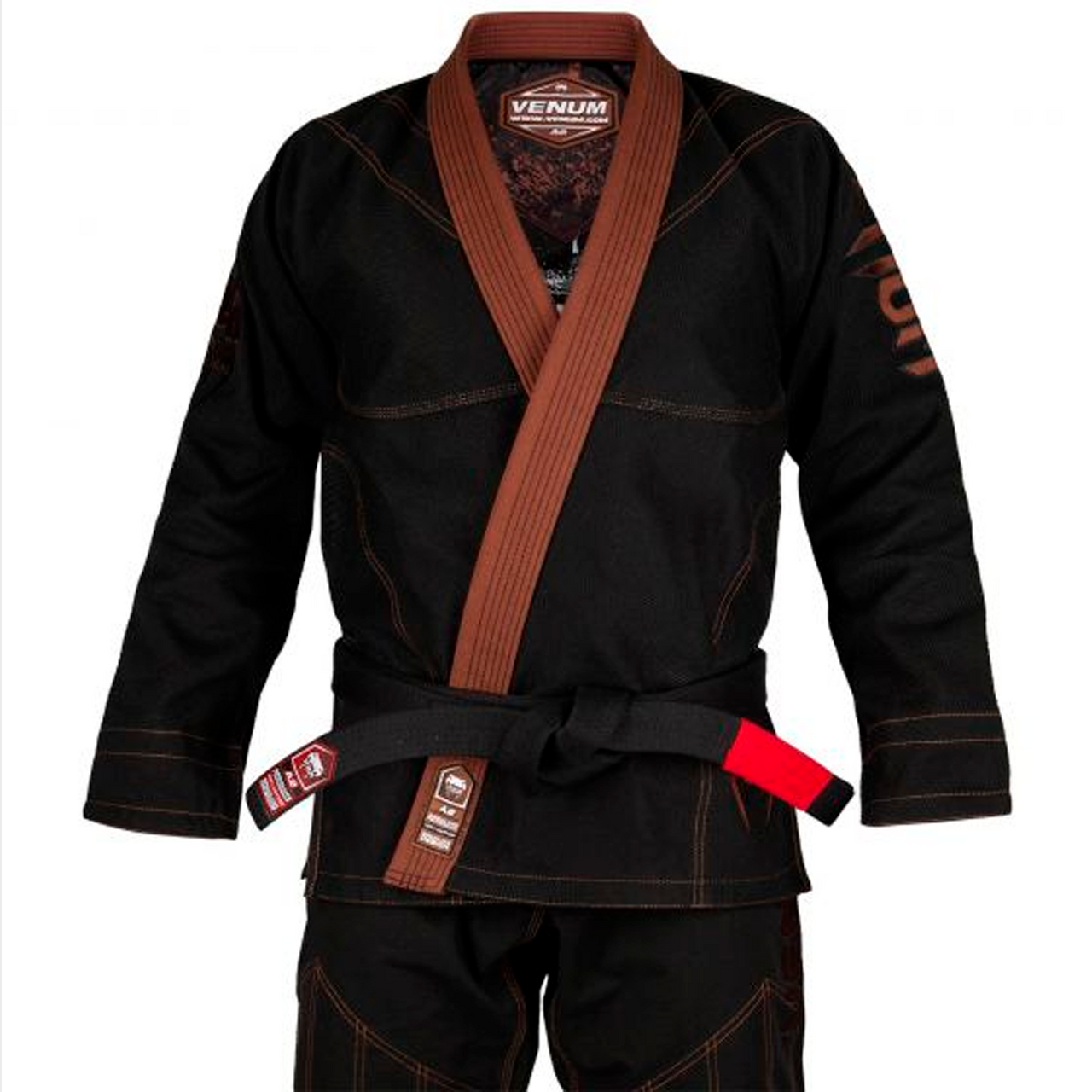 KIMONO DE BJJ VENUM ABSOLUTE GORILLA - NEGRO/MARRÓN