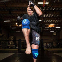 Thumbnail for Funda acolchada con soporte de rodilla con certificación RDX K1 CE para Muay Thai y MMA - Chelo Sports