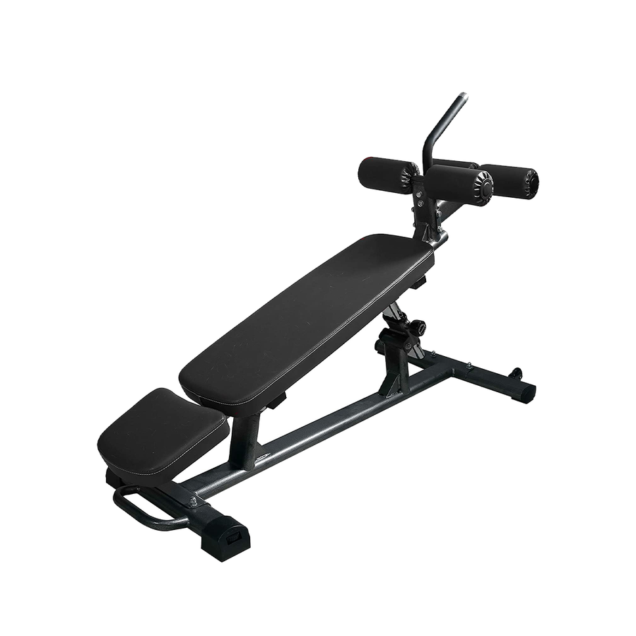 Banco abdominal en Bolivia - vista principal para entrenamiento de abdomen - Chelo Sports