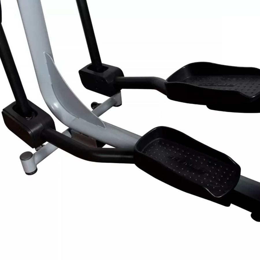 Bicicleta elíptica en Bolivia - vista lateral de manubrios y base - Chelo Sports