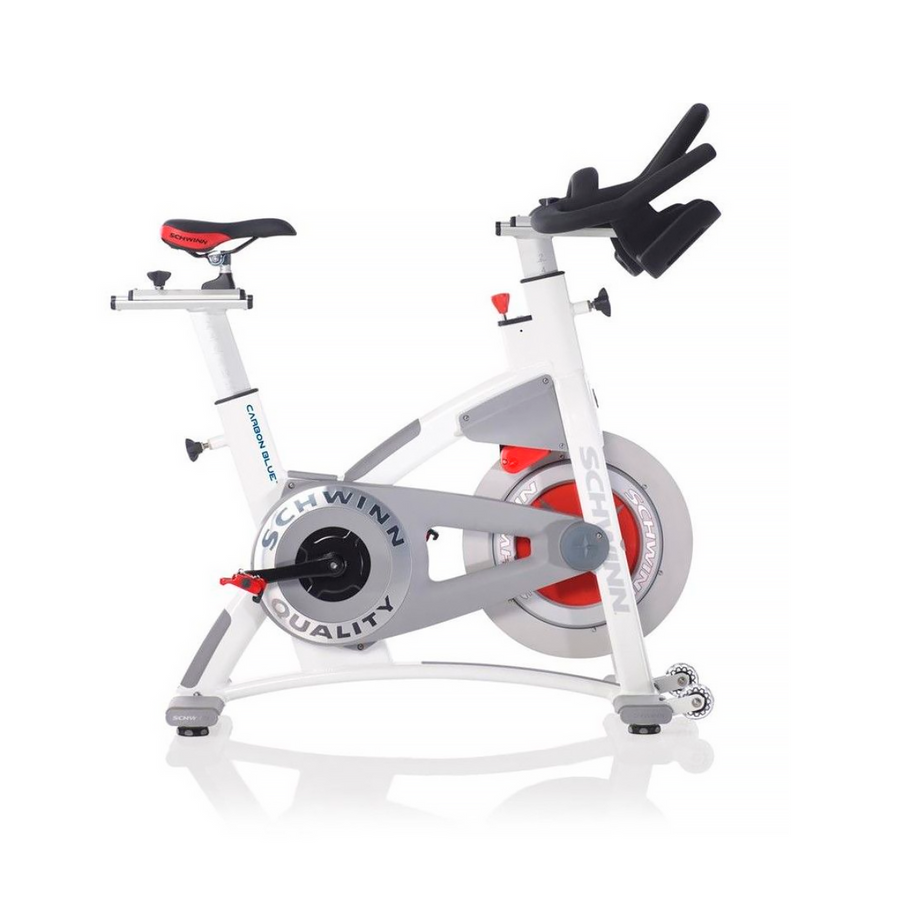Bicicleta estatica magnetica en Bolivia - vista lateral con volante de resistencia - Chelo Sports