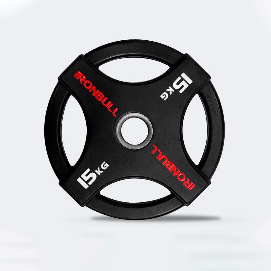 Discos de uretano Ironbull en Bolivia - set 2.5 a 20 kg para gimnasio - Chelo Sports