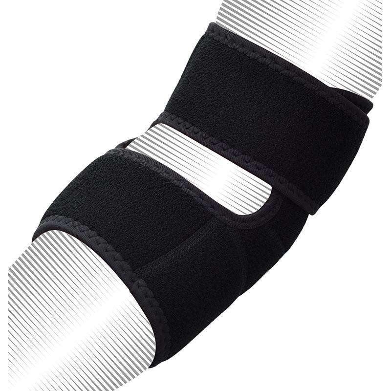 RDX E201 Soporte de codo de compresión de doble correa ajustable para atletas - Chelo Sports