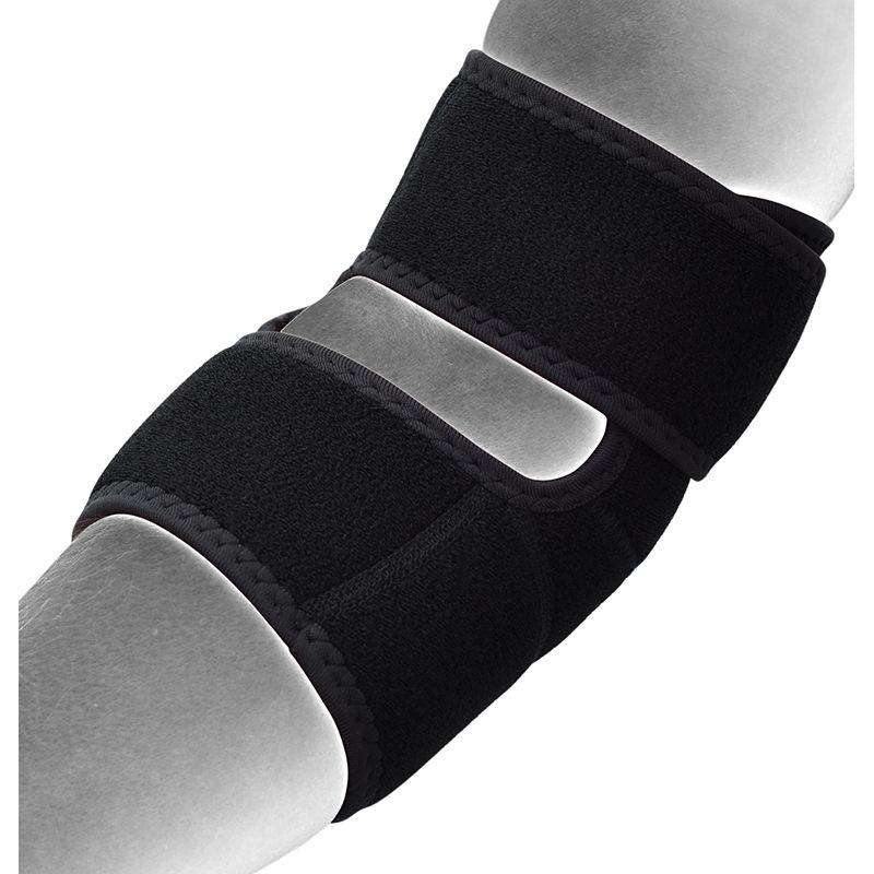 RDX E201 Soporte de codo de compresión de doble correa ajustable para atletas - Chelo Sports