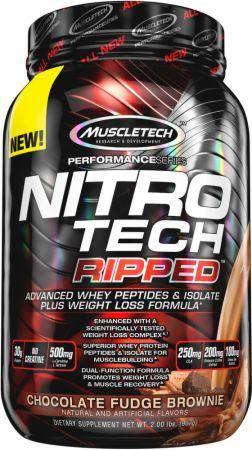 MuscleTech NitroTech Ripped Whey Protein Isolate Powder - Chelo Sports