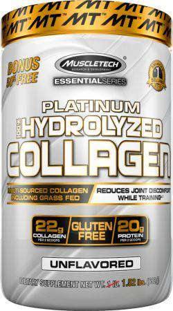 MuscleTech Platinum Hydrolyzed Collagen , 62 Servings Unflavored - Chelo Sports