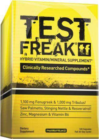 PharmaFreak TEST FREAK , 120 Hybrid Capsules - Chelo Sports