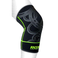 Thumbnail for RDX K1 Soporte de rodilla Manga de compresión antideslizante para atletas Negro / Verde - Chelo Sports