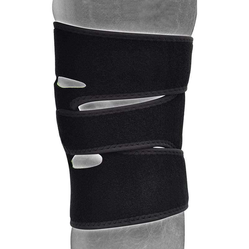 RDX K503 Soporte de rodilla de compresión de triple correa ajustable para atletas - Chelo Sports